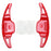 Gloss Red Larger Steering Wheel Paddle Shifts For Chevy Gen5 Camaro Cadillac CT6
