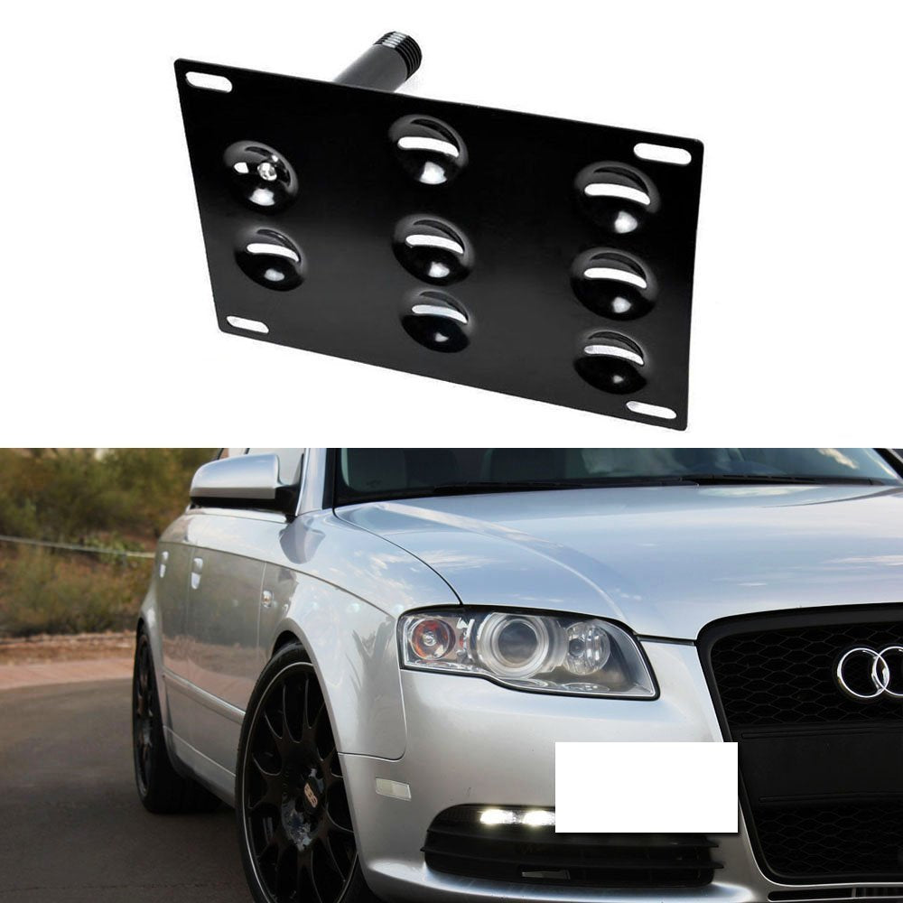 Bumper Tow Hook License Plate Mounting Bracket For 01-08 Audi A4 S4, 0 —  iJDMTOY.com