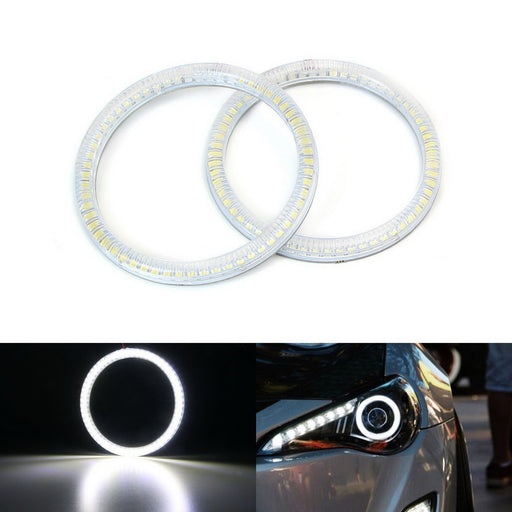 6000K Xenon White SMD LED Angel Eyes Halo Rings For 13-16 Scion FR-S Subaru BRZ