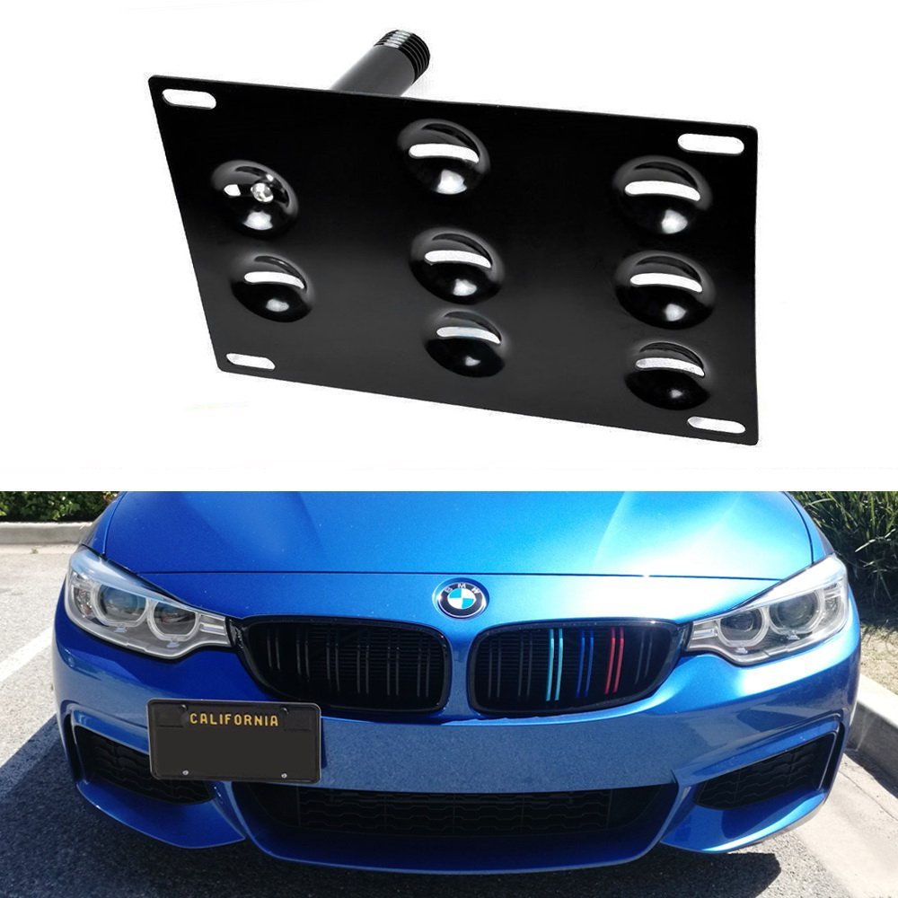 Bumper Tow Hook License Plate Mounting Bracket For BMW F30 F32 F10 3 4 —  iJDMTOY.com