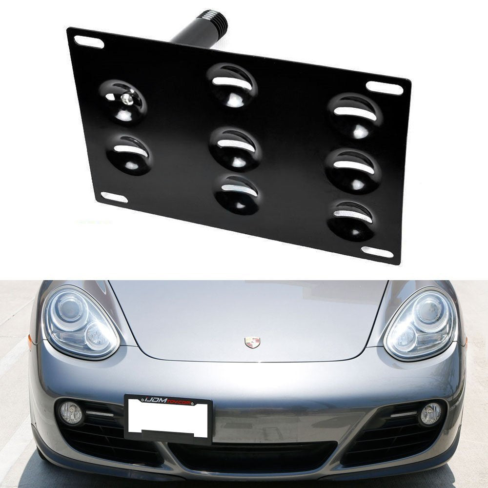 Bumper Tow Hook License Plate Mounting Bracket For Porsche Cayman