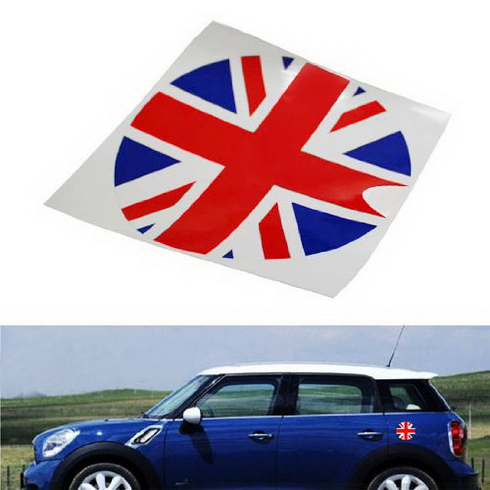 Union Jack UK Flag Pattern Vinyl Sticker Decal For Mini Cooper Gas Cap Cover