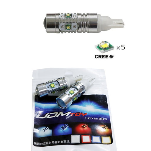 (2) High Power CREE XP-E T10 LED Bulbs For Car Backup Reverse Lights 912 921 T15