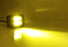 Clamp Mount Yellow Lens 24W 3" LED A-Pillar Pod Light Kit w/Bracket/Relay Wiring