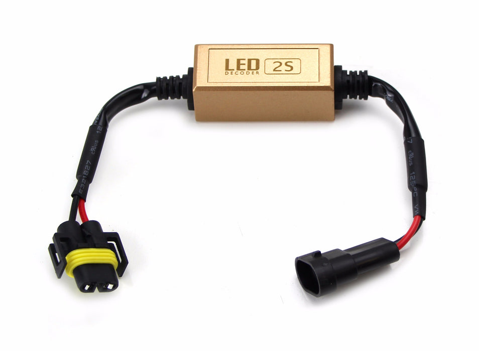 thumbnail image 2 of LED Decoder 2 Piece LED Headlight Canbus Anti Flicker Wiring 2 of 12