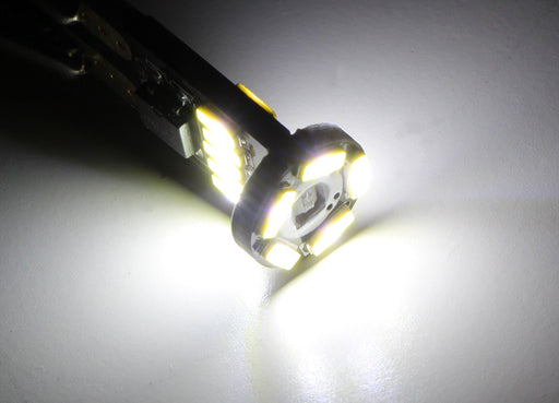 (2) White 15-SMT T10 LED Bulbs For Car Reverse Backup Lights, 912 920 921 Wedge