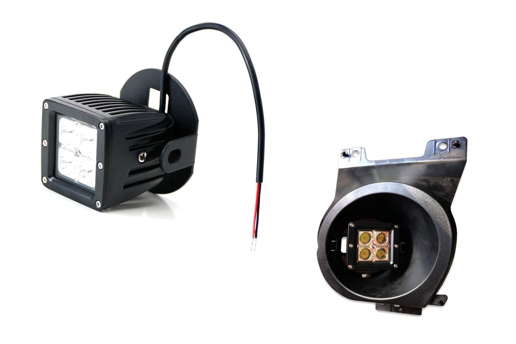40W CREE LED Pods w/ Foglights Location Bracket, Wirings For 06-14 For iJDMTOY.com 40W CREE LED Pods w/ Foglights Location Bracket, Wirings For 06-14 For iJDMTOY.com