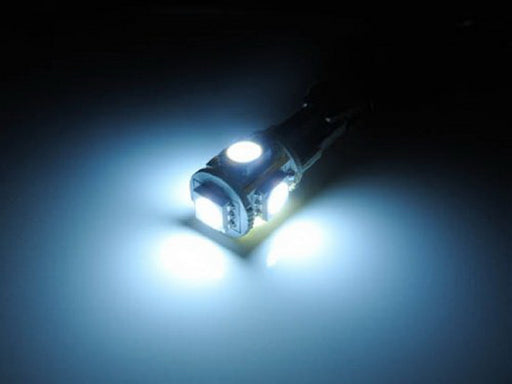 Xenon White 5-SMD CANbus Error Free LED Bulbs For Euro Car License Plate Lightss