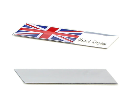 Aluminum Plate UK Flag Emblem Badge For Car Front Grille Side Fender Trunk