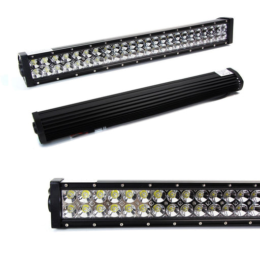 144W 25" LED Light Bar w/ Lower Bumper Brackets Wiring For 11-14 Impreza WRX STI