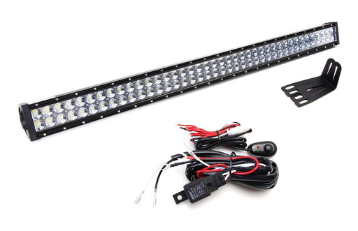 40" Lower Bumper Hidden LED Light Bar Kit w/Bracket Wire For 03-18 RAM 2500 3500