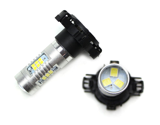 Xenon White Error Free 21-SMD PY24W LED Bulbs For BMW Front Turn Signal Lights