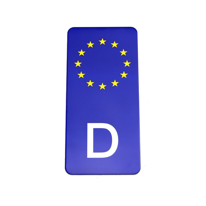 European Union EU Germany Rear Bumper Trunk License Plate Side Bar