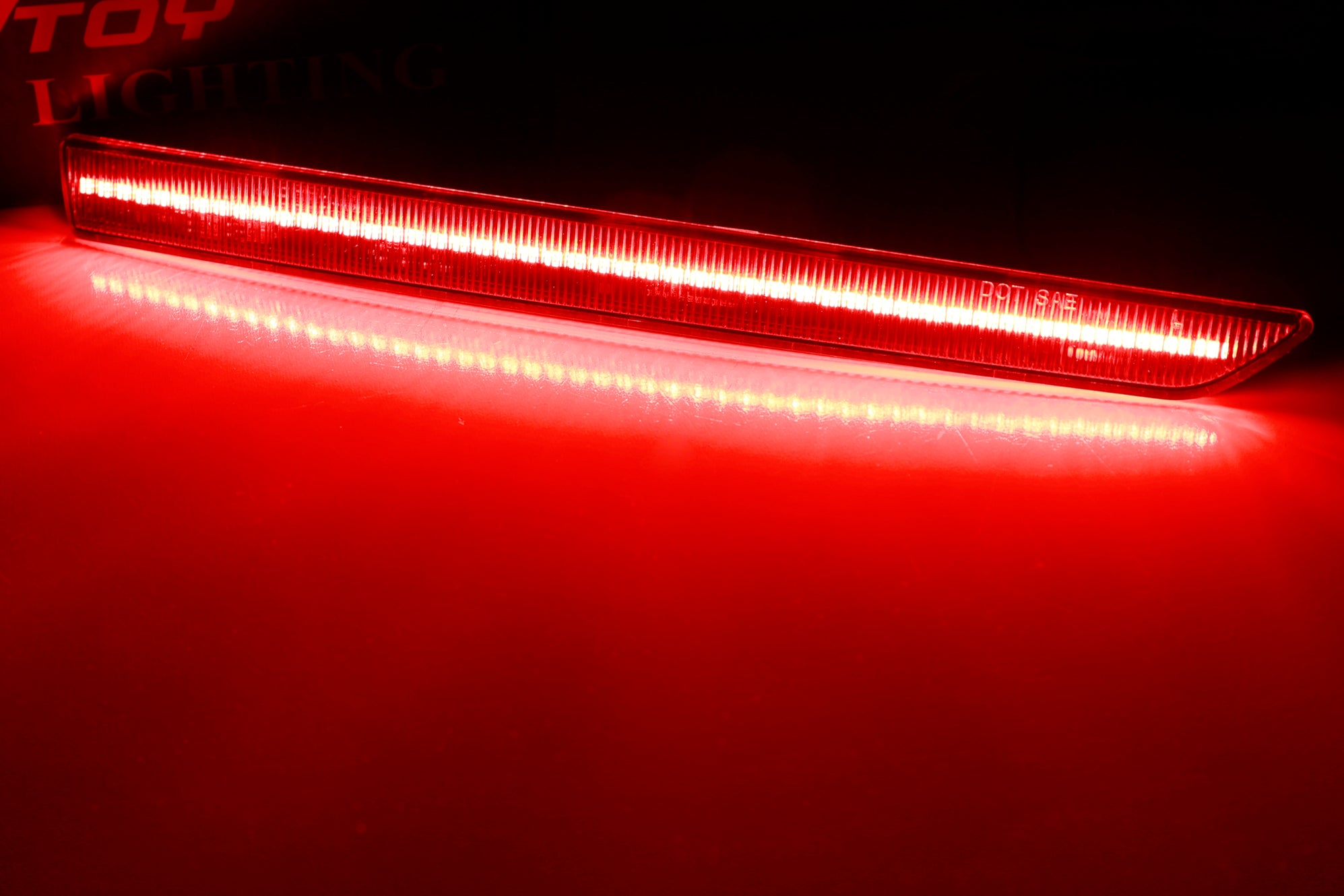 Vehicle Red Rear Reflector OEM-Red Lens 40-LED Rear Bumper Reflector Light Trims For BMW F80 M3 ...