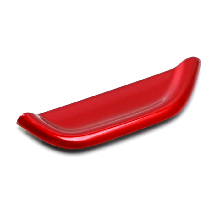 Red Cover Trim For 2015-up Challenger's Center Console Armrest  Lid Open Button