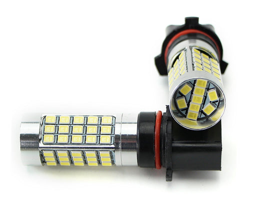 White 69-SMD P13W LED Bulbs + DRL Wiring For Chevy Camaro Fog Lights and Daytime