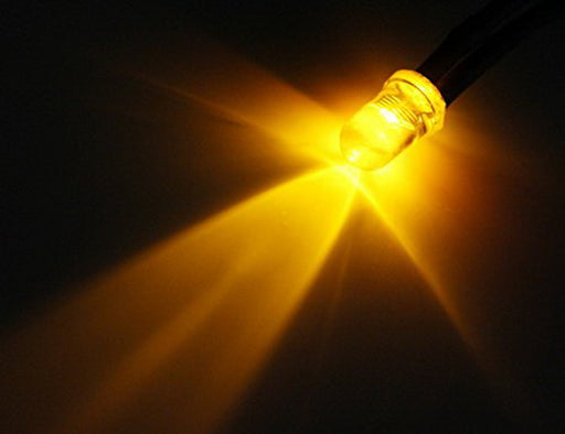 (20) Amber Yellow 12V LED Lights For Headlights Turn Signal Corner Retrofit DIY