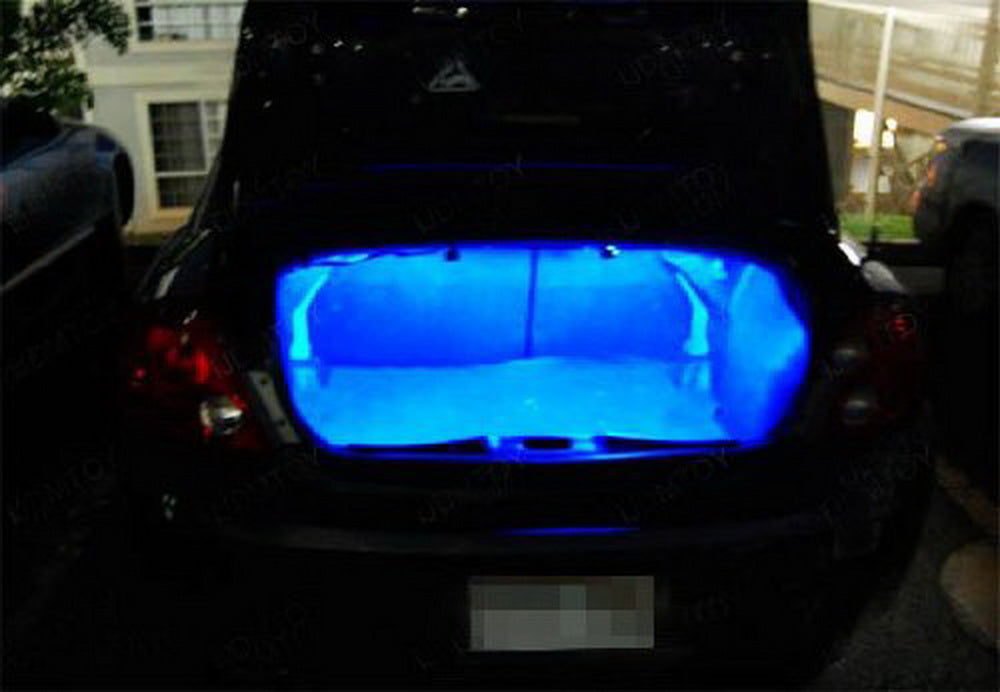 1 Ultra Blue 4-SMD Error Free 578 211-2 6411 LED Map Dome Trunk Area Cargo Light