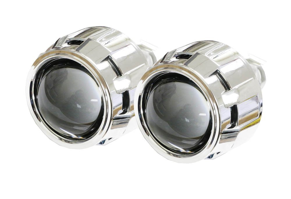 Mini 2.5 H1 Bi-Xenon HID Projector Lens + Shroud For Headlight Retrof —  iJDMTOY.com