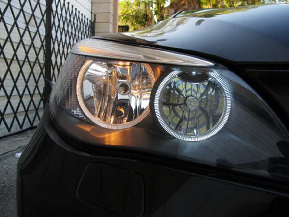 BMW E60 & E61 Pre LCI Amber LED angel eyes for Halogen type headlights only.