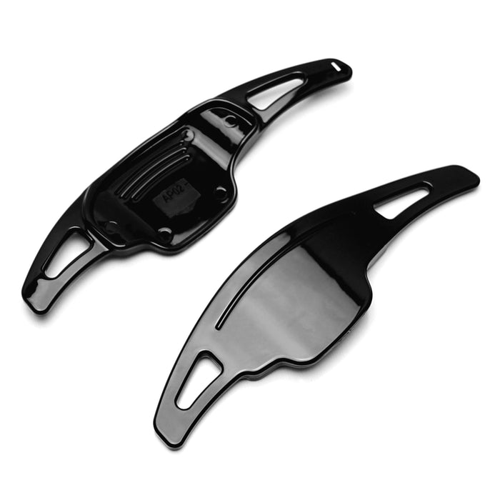 Black Larger Steering Wheel Paddle Shifts For Chevy Gen5 Camaro Cadillac CT6 XT5