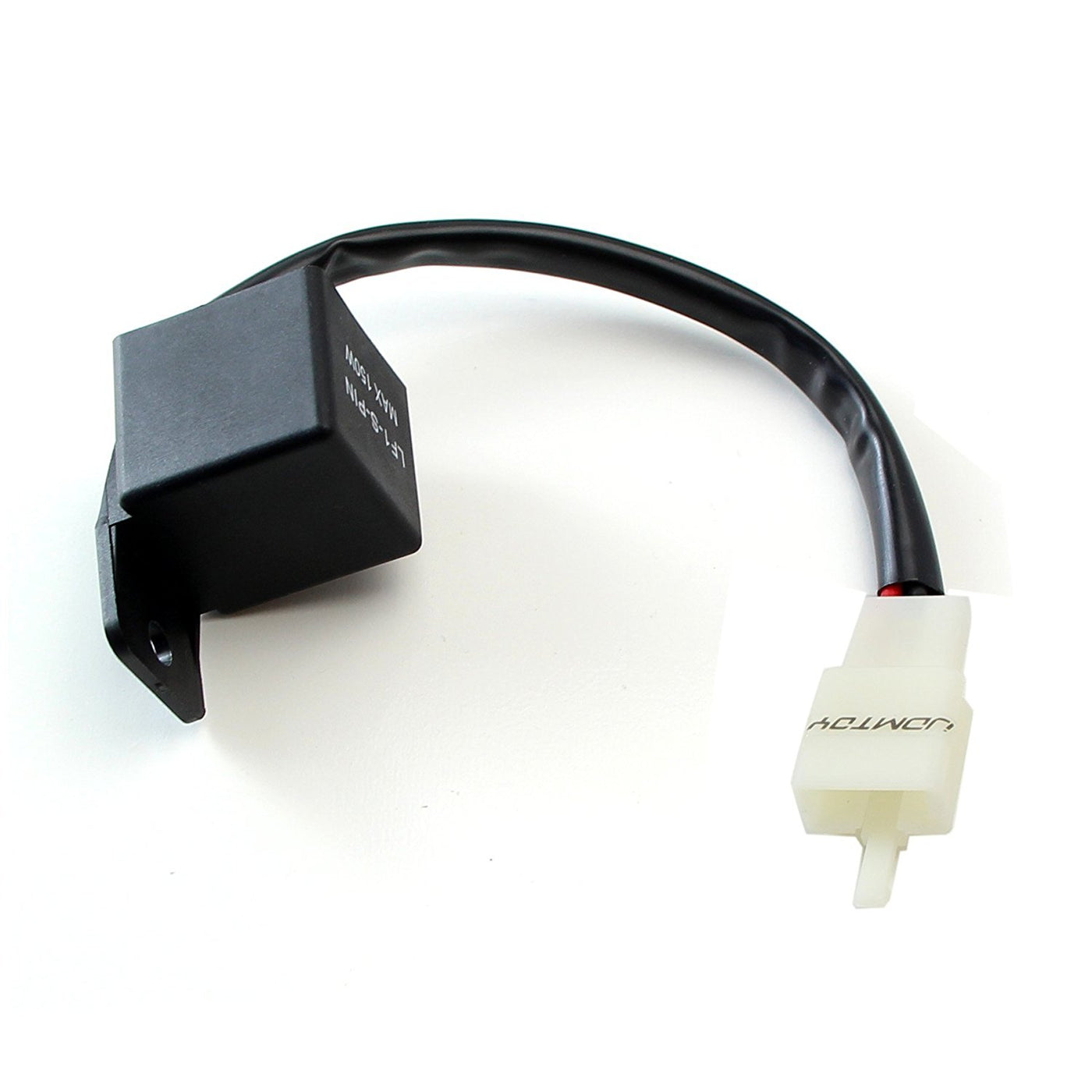 2-Pin Electronic LED Flasher Relay w/ Adapter Fix Hyper Flash Turn Sig ...