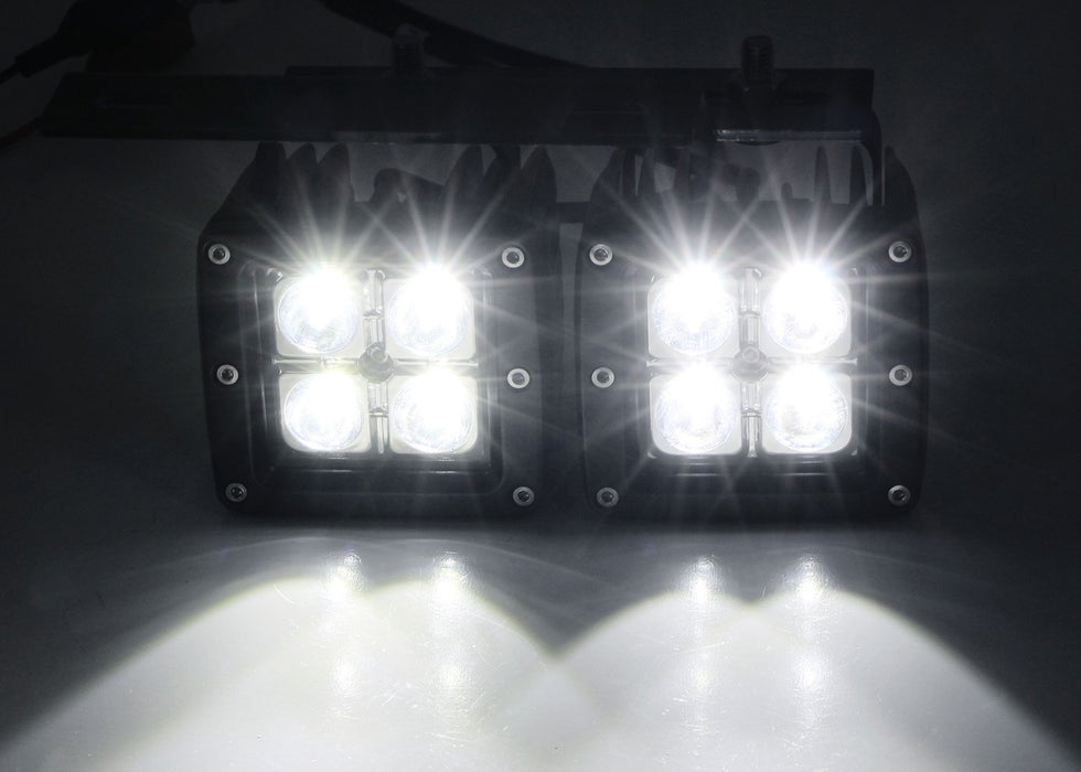 80W Dual LED Pods w/ Foglight Bracket/Wirings For Avalanche Silverado iJDMTOY.com 80W Dual LED Pods w/ Foglight Bracket/Wirings For Avalanche Silverado iJDMTOY.com