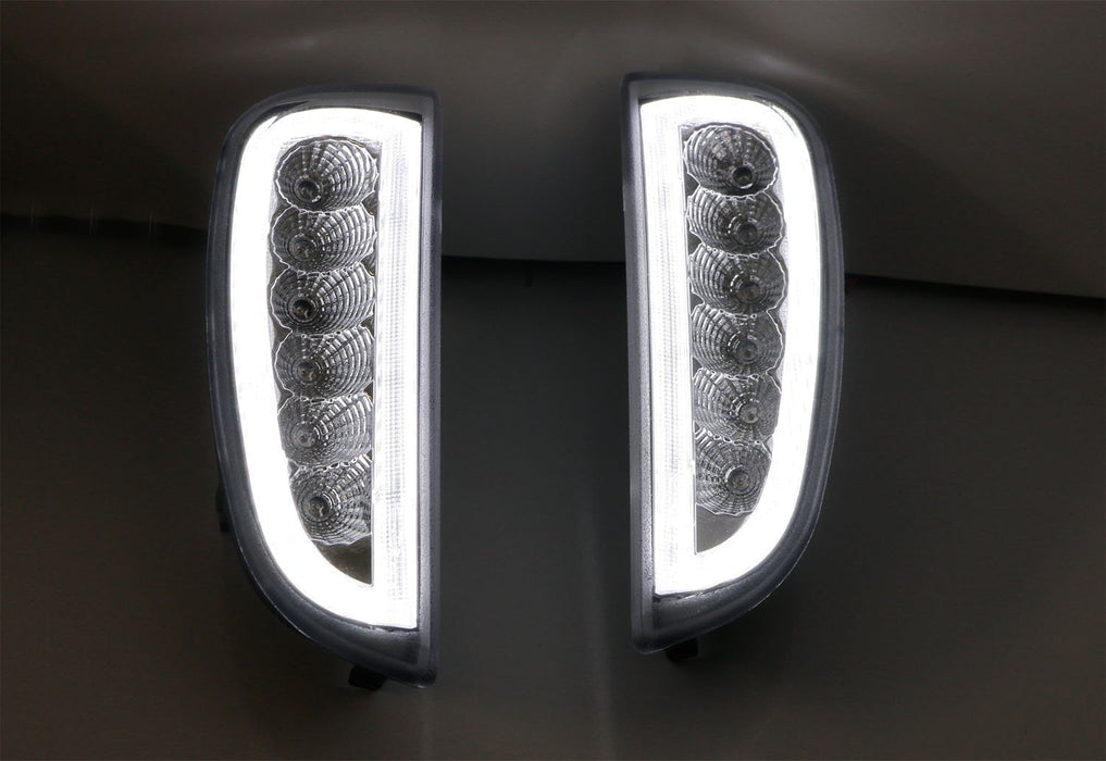 Clear Switchback LED Daytime Running Light/Turn Signal For 07-10 Porsche Cayenne