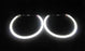 Halogen Headlight White LED Angel Eyes Halo Rings For BMW E46 3 Series w/Non-HID