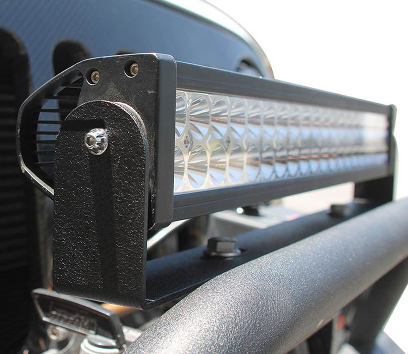 120W 20" LED Light Bar w/ Mounting U-Bracket, Wiring For Truck SUV Jeep 4x4 ATV