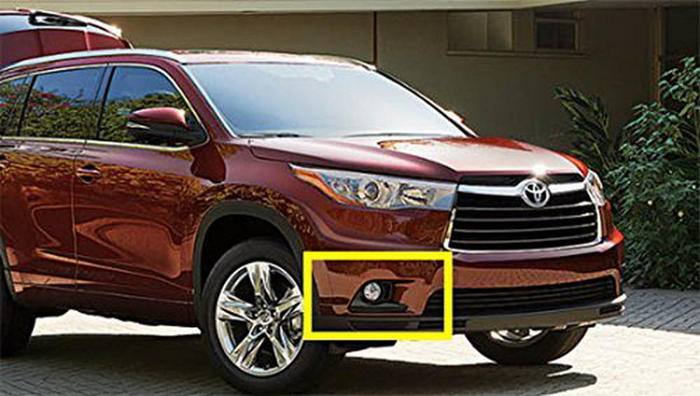 Direct Fit 20W LED Daytime Running Lights Fog Lamps For 14-16 Toyota Highlander