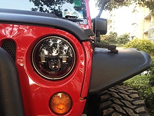 H4-To-H13 Jeep Wrangler JK Anti-Flicker Decoders For Any 7" Round LED Headlight