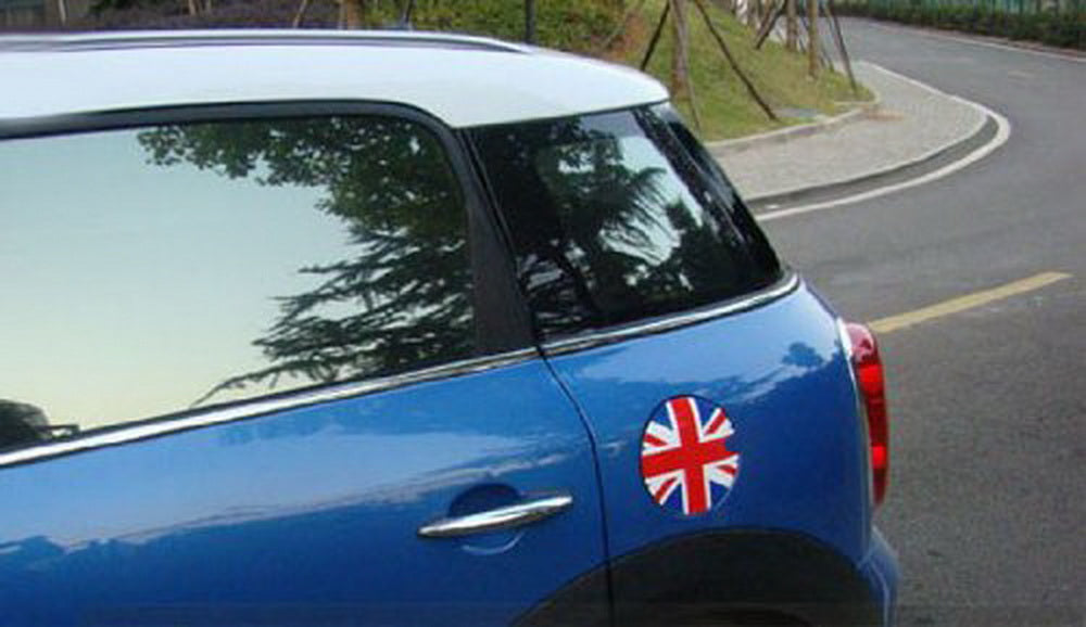 Union Jack UK Flag Pattern Vinyl Sticker Decal For Mini Cooper Gas Cap  Cover — iJDMTOY.com