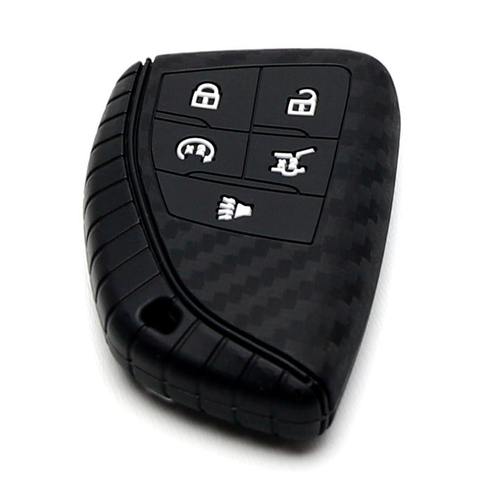 Carbon Pattern Silicone Cover For 21-up Chevy Suburban/Tahoe, GMC Yukon 5B Key