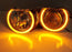 Switchback Dual-Color LED Angel Eye Halo Rings For BMW 3 5 7 Series Headlight