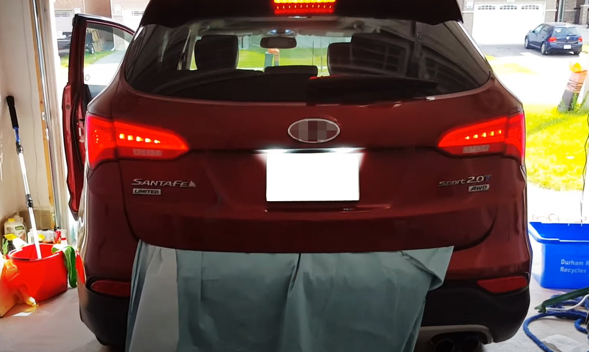 OE-Fit White 18-SMD LED License Plate Light Kit For 2013-18 Hyundai Santa Fe SUV