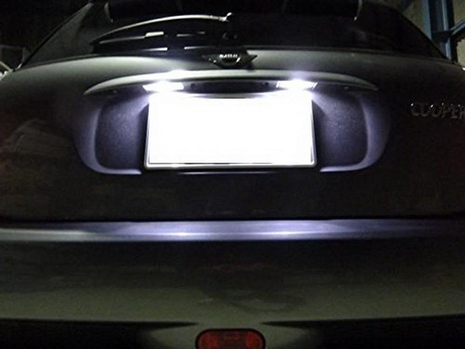 Direct Fit White LED License Plate Lights Lamps For MINI Cooper MKI R50 R52 R53