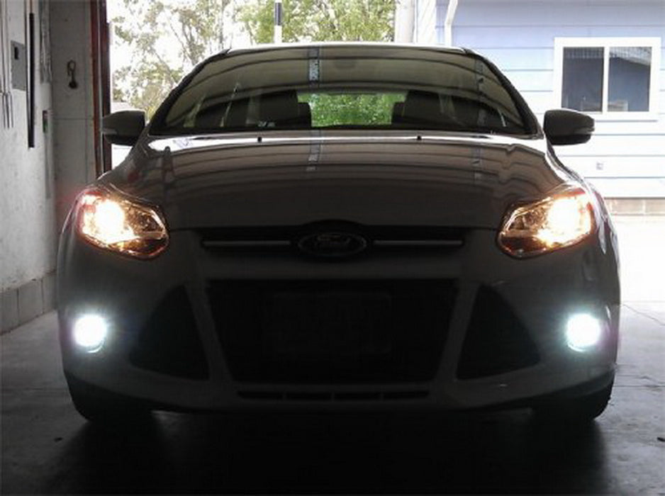18W High Power 6-LED Fog Light Lamps w/ Halo Rings Fit Acura Honda Ford Subaru..