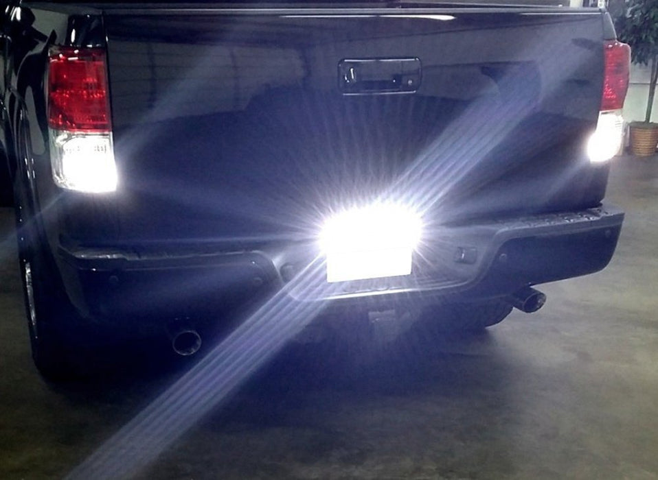 Universal License Plate Mount High Power LED Back Up Light For Car SUV ...