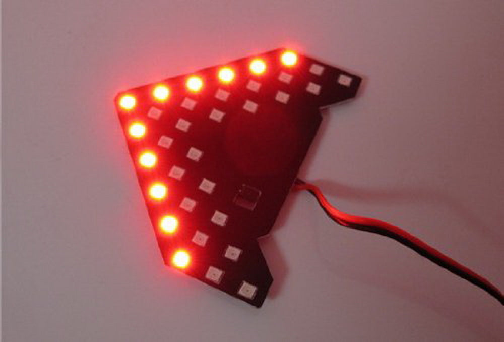 2 Super Red 33-SMD Sequential LED Arrows for Car Side Mirror Turn Sign ...