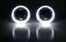 3.0" H1 Bi-Xenon Projector Lens VW GTI Style LED Halo Ring Shroud For Headlights