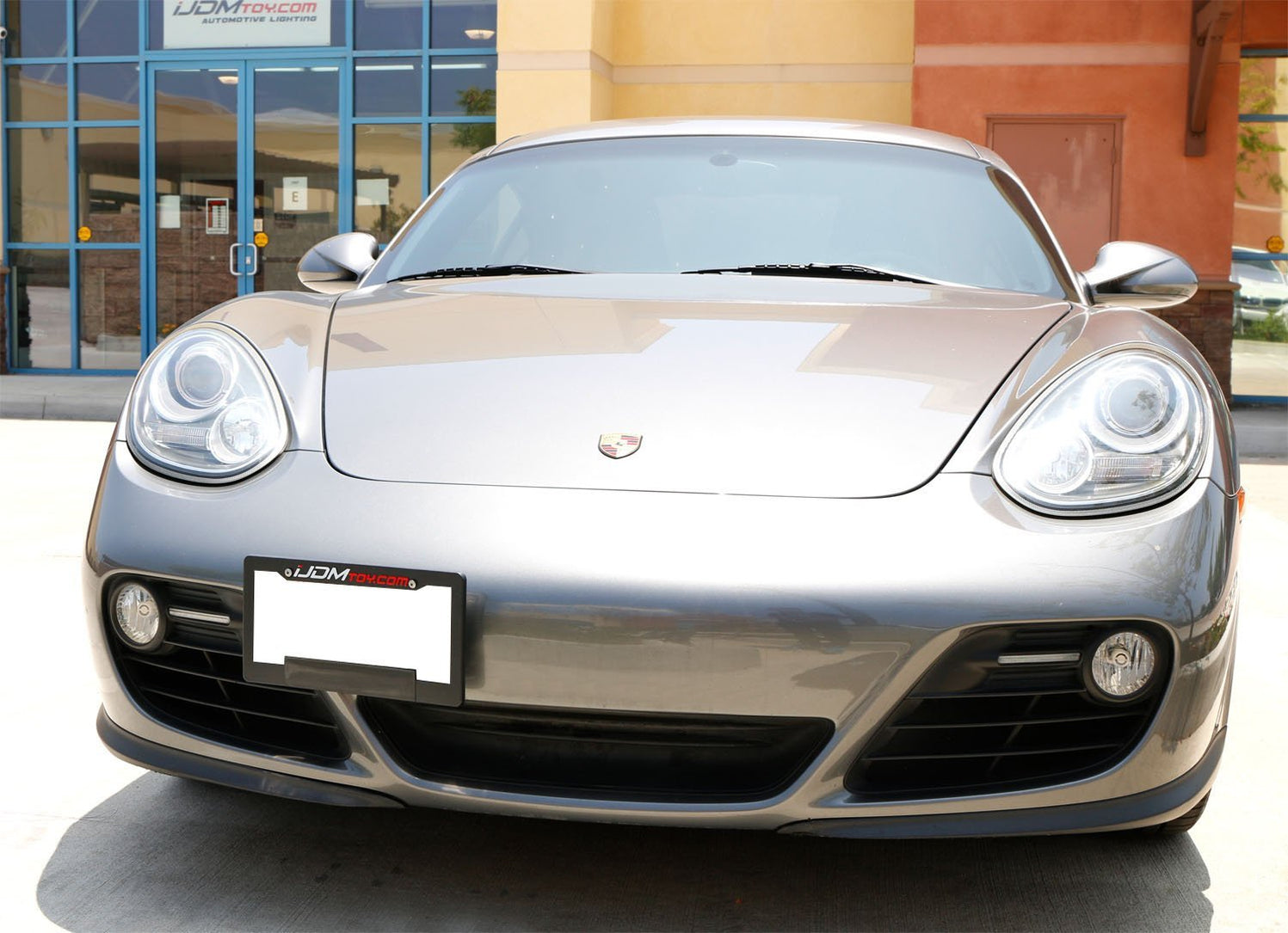 Bumper Tow Hook License Plate Mounting Bracket For Porsche Cayman, Box —