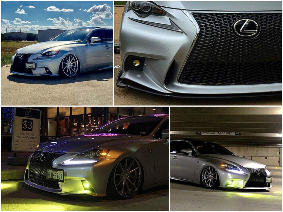 JDM Yellow Projector Fog Lights For Lexus IS300 / Altezza 2001-2005 – Bumper Fit, DOT/SAE