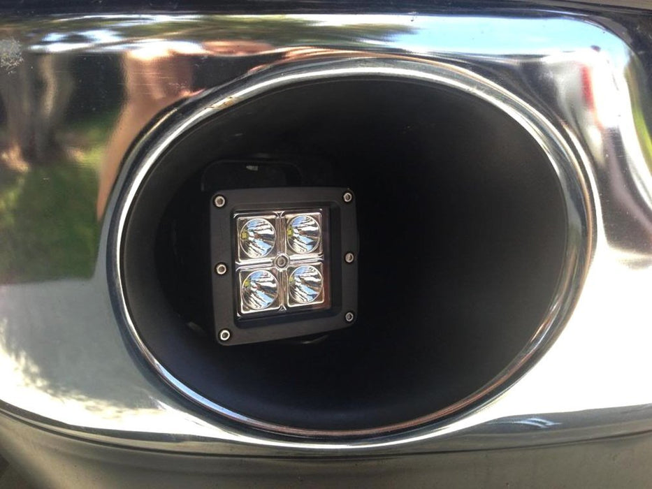 FS 40W CREE LED Pods w/ Foglights Location Bezel Covers, Wiring For 07-13 Tundra