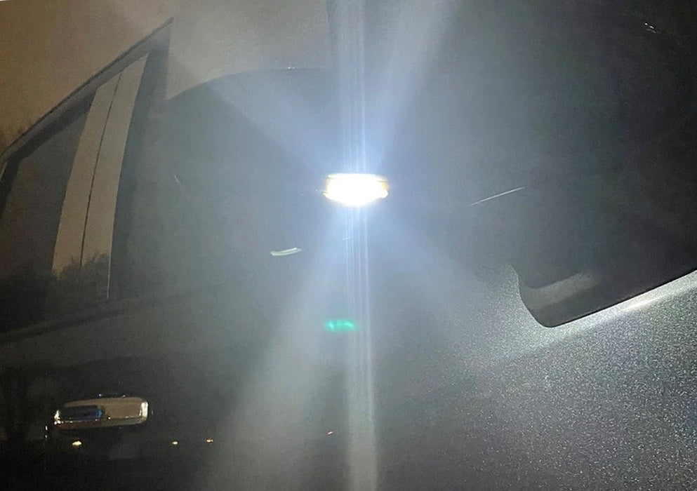 LED Side Mirror Puddle Lights For 03-06 Escalade Silverado Suburban Tahoe Sierra - Foto 8