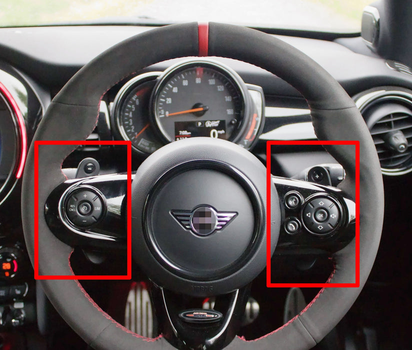 Car Steering Wheel Center Color Change Decorative Cover For Mini One Cooper  S Jcw Countryman F54 F55 F56 F57 F60 Accessories - Automotive Interior Sti