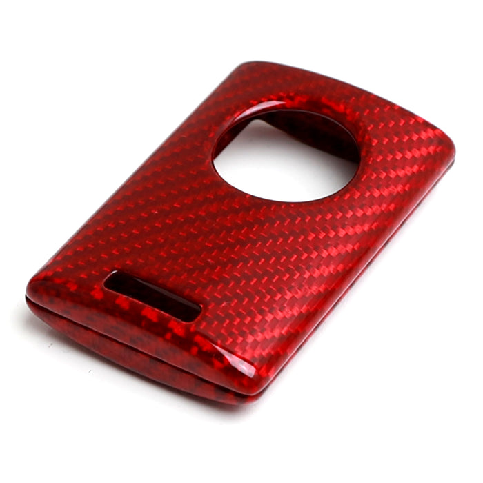Real Gloss Red Carbon Fiber Key Fob Shell Cover For Chevy 2014-2019 C7 Corvette