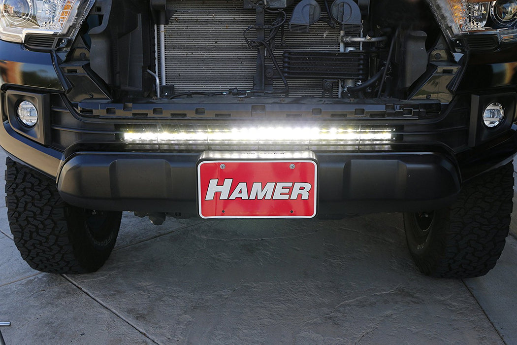 150W 30" LED Light Bar w/ Lower Bumper Brackets, Wirings For 16-23 Toyota Tacoma