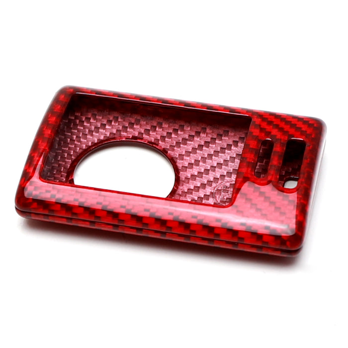 Real Gloss Red Carbon Fiber Key Fob Shell Cover For Chevy 2014-2019 C7 Corvette