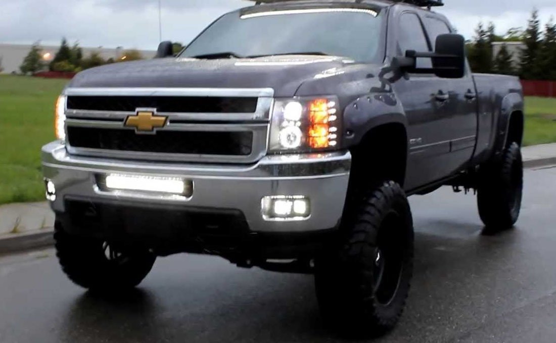 80W CREE LED Pods w/ Foglight Location Bracket/Wirings For 07-14 Chevy iJDMTOY.com 80W CREE LED Pods w/ Foglight Location Bracket/Wirings For 07-14 Chevy iJDMTOY.com